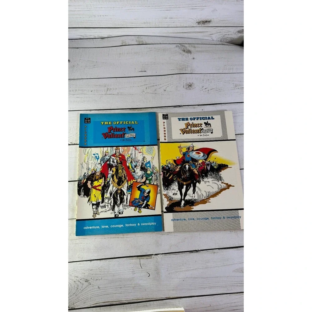 Prince Valiant #1 & #2 Hal Foster 1988 Pioneer Comics King Arthur Lot
